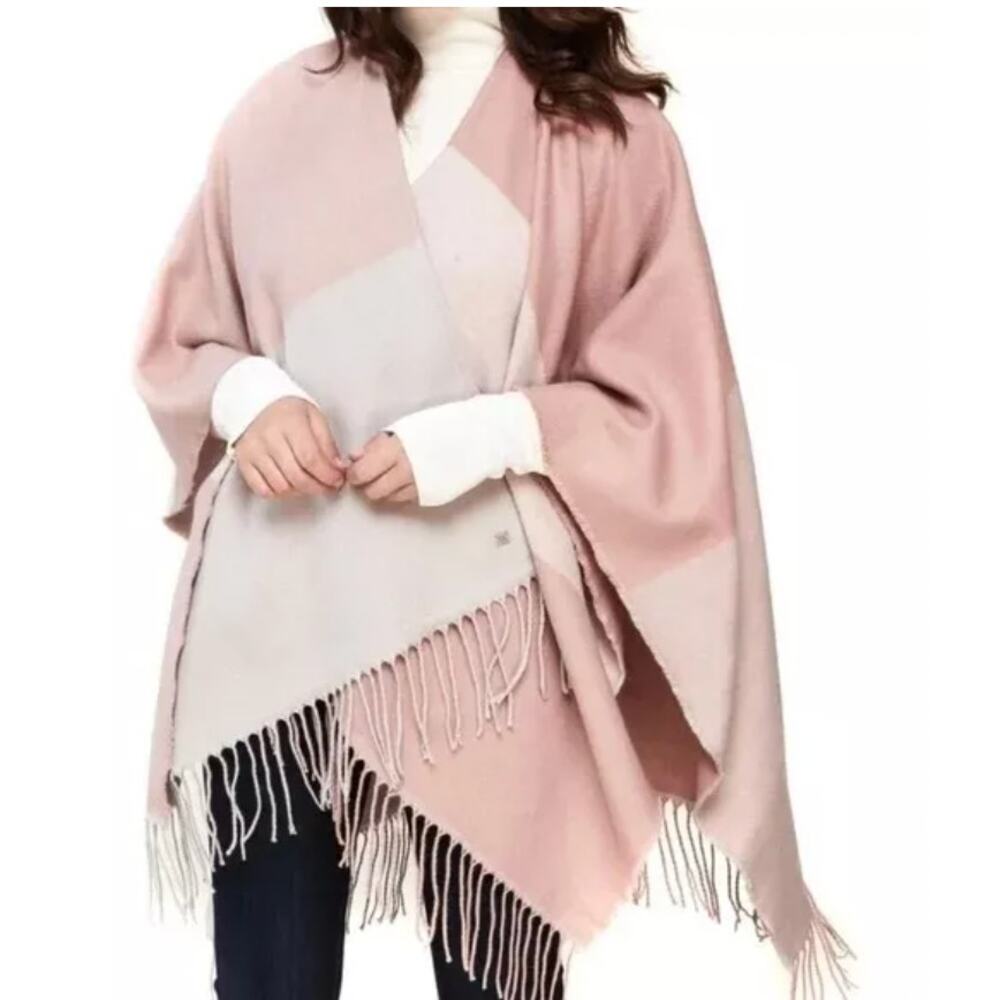 SOIA & KYO Pink Gray Shawl